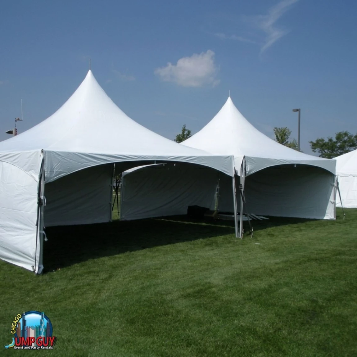 20x40 high peak frame tent rental for Barrington IL events in ZIP code 60010