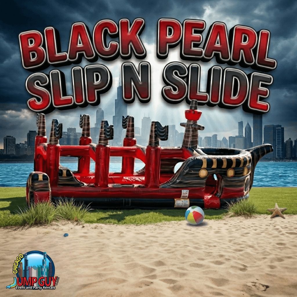 black pearl slip n slide featured rental for Barrington IL events in ZIP code 60010