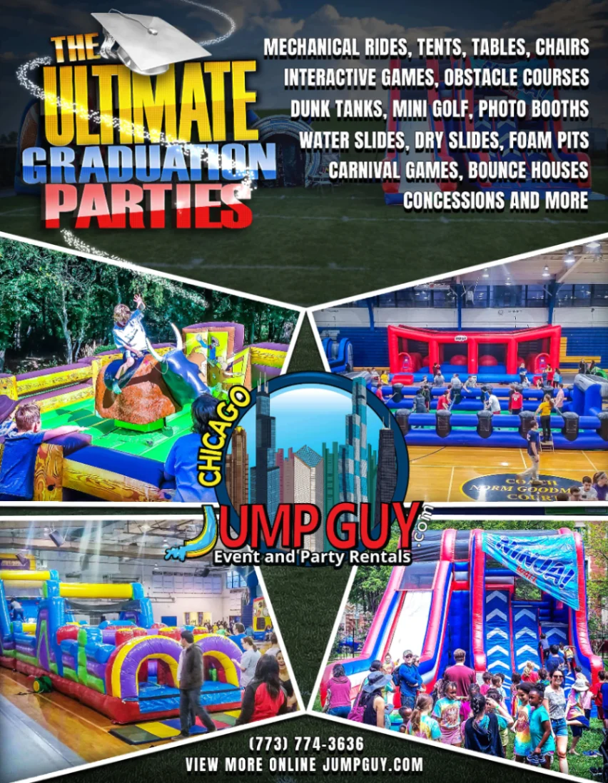 Ultimate Graduation Parties rental for Barrington IL events in ZIP code 60010