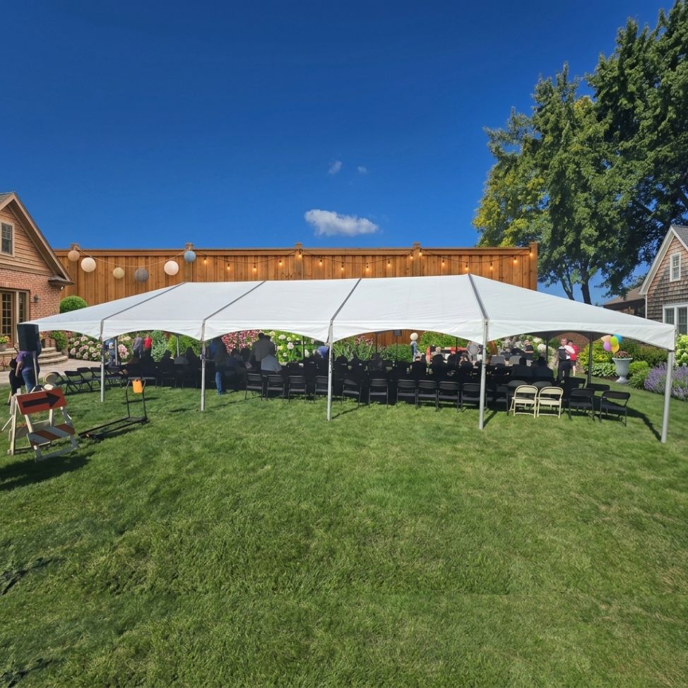 Large Format Event Tent Setup rental for Barrington IL events in ZIP code 60010