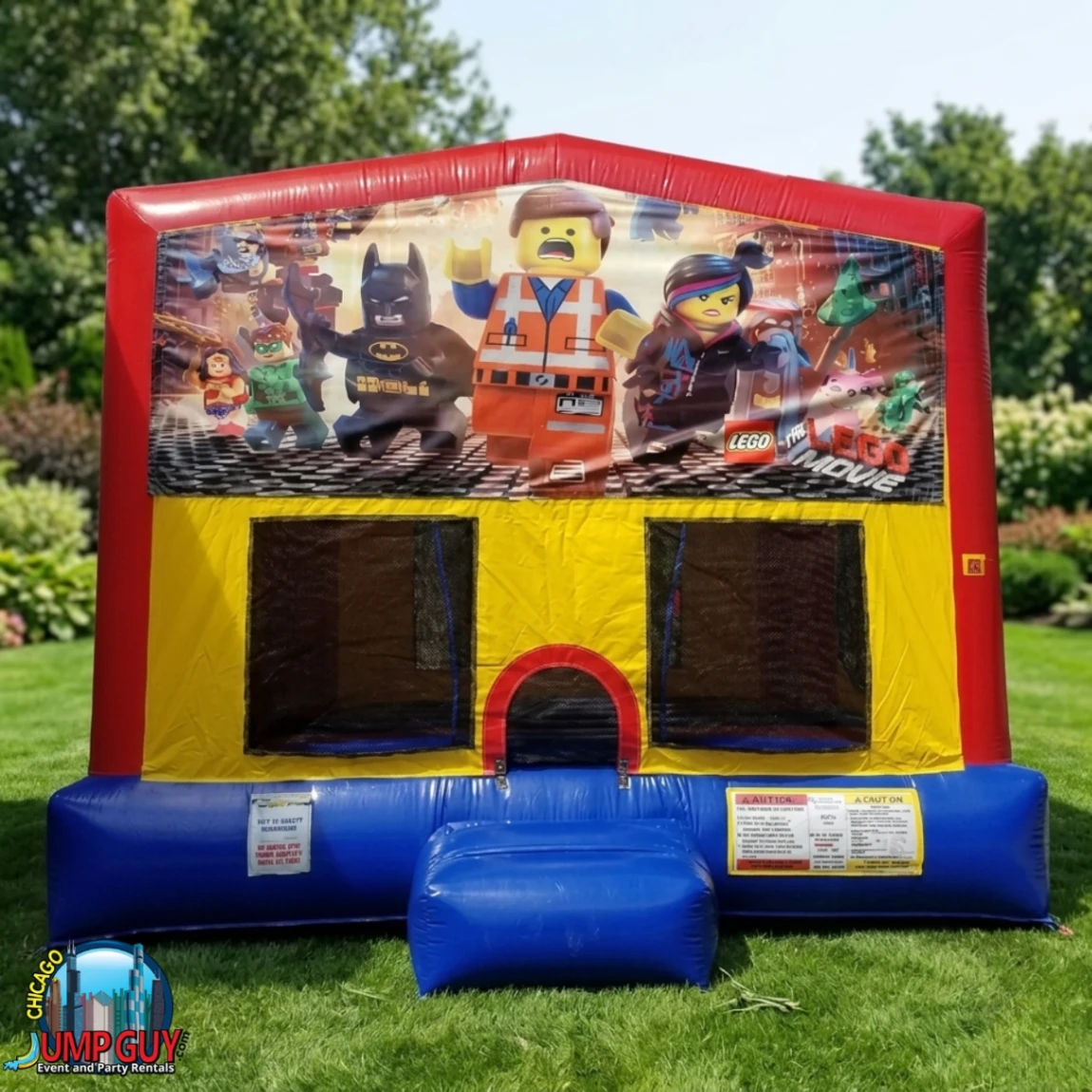 Lego Movie Bounce House rental for Barrington IL events in ZIP code 60010
