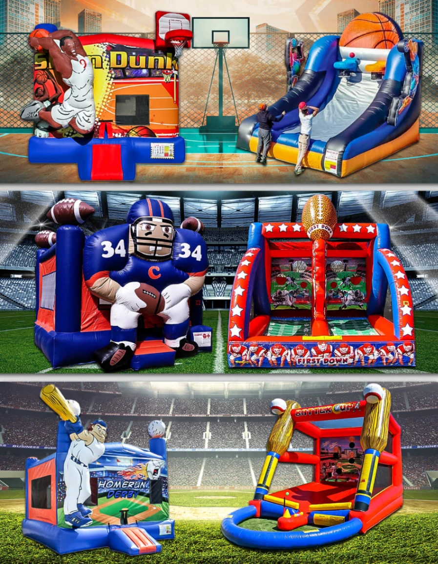 sports interactive game collage rental for Barrington IL events in ZIP code 60010