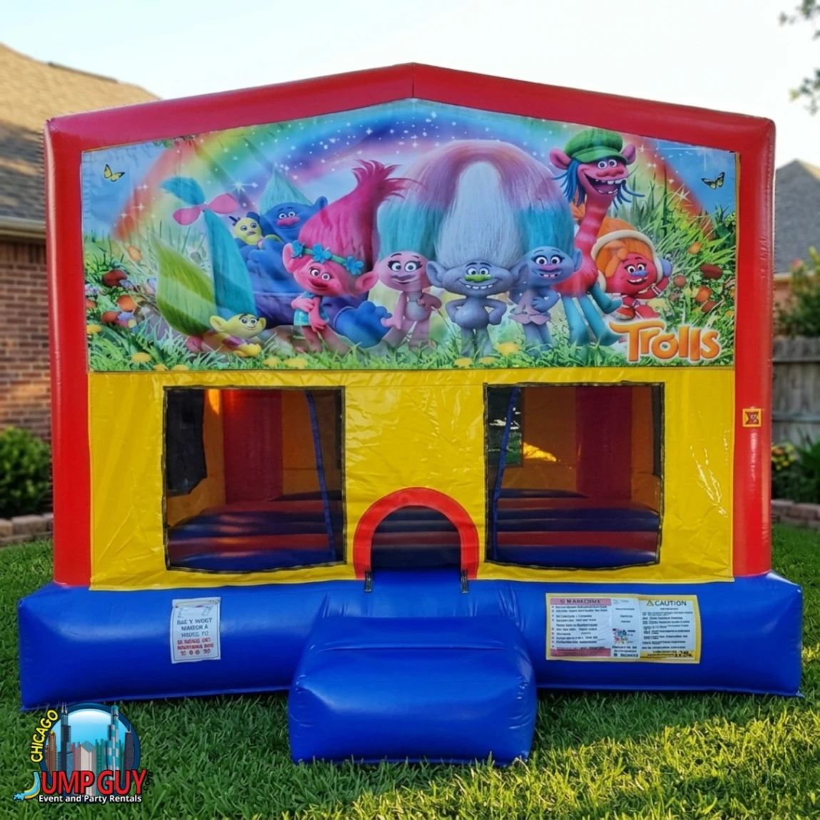 Trolls Bounce House rental for Barrington IL events in ZIP code 60010
